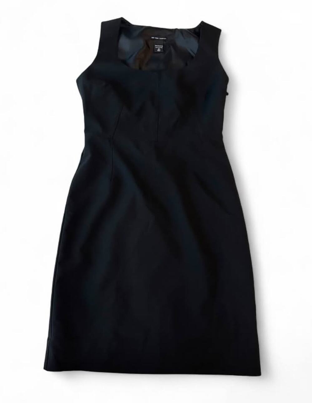 Women's New York & Company Black Sleeveless Sheath Dress size 10